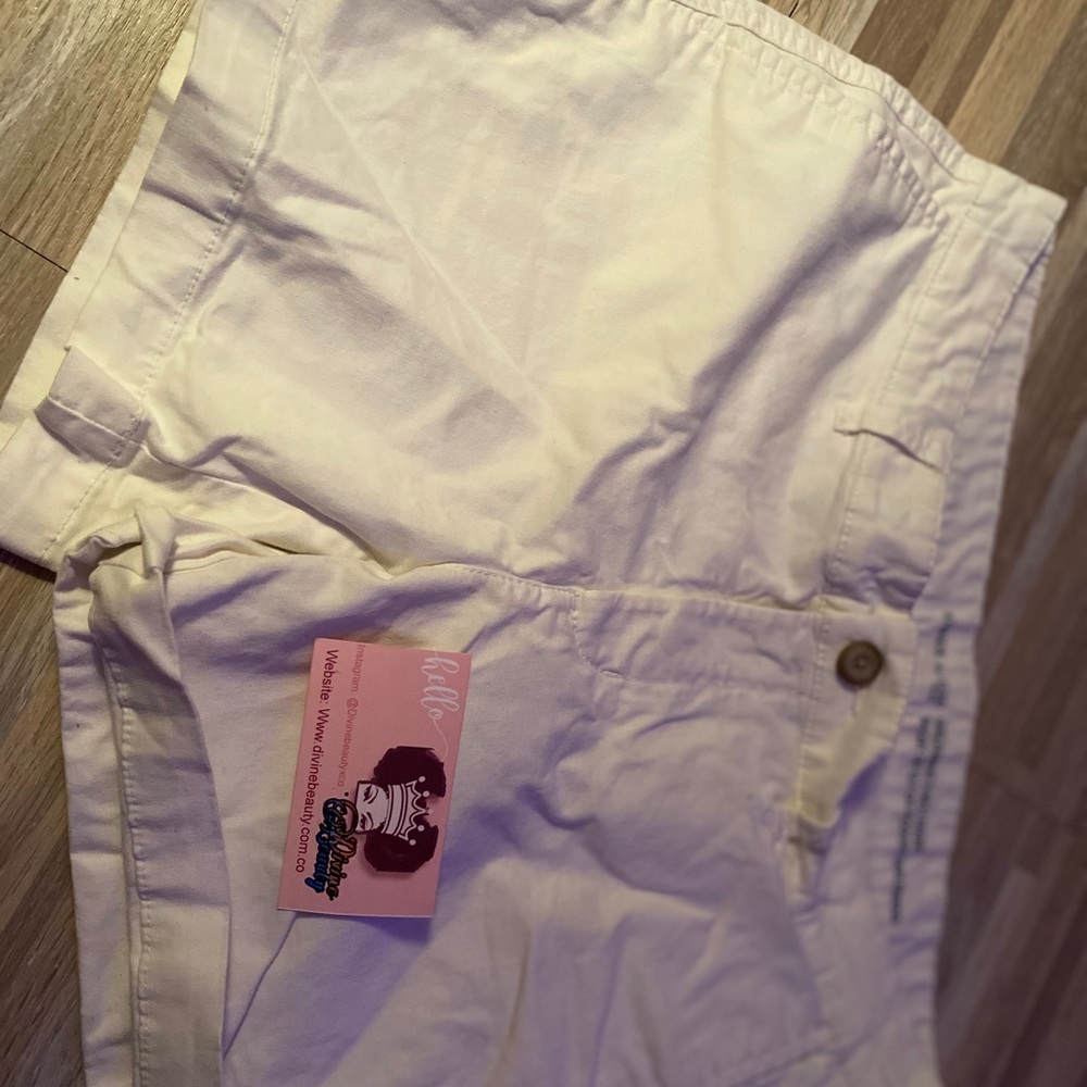 White shorts